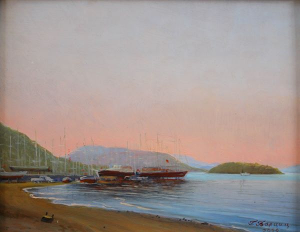 Морской вид в Бозбуруне, Турция, 2018