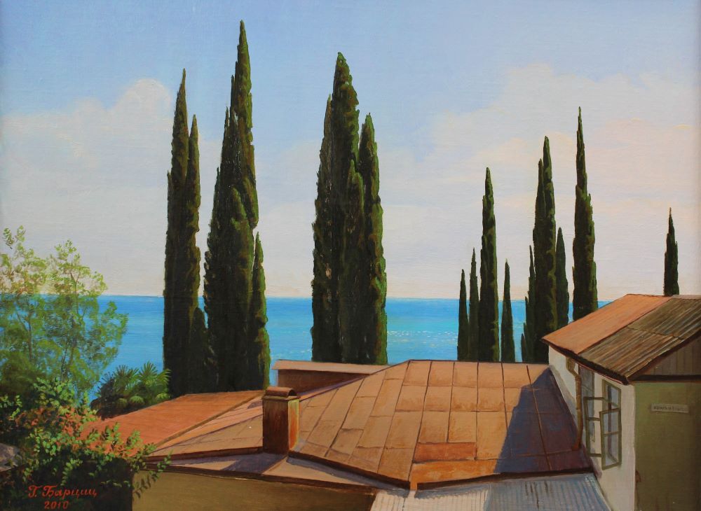 Кипарисы в Гаграх,2010