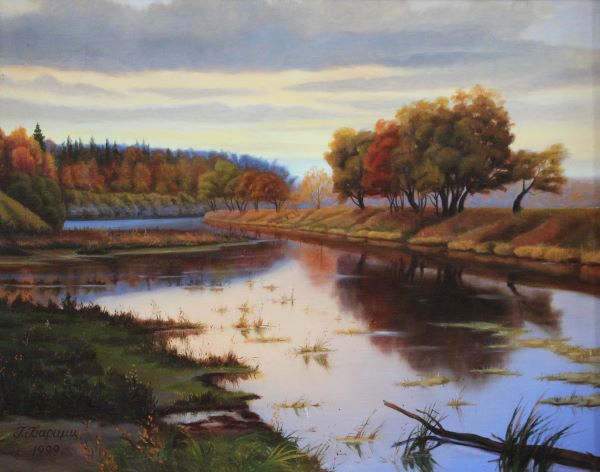 Николина гора, осень на Москве-реке, 1999