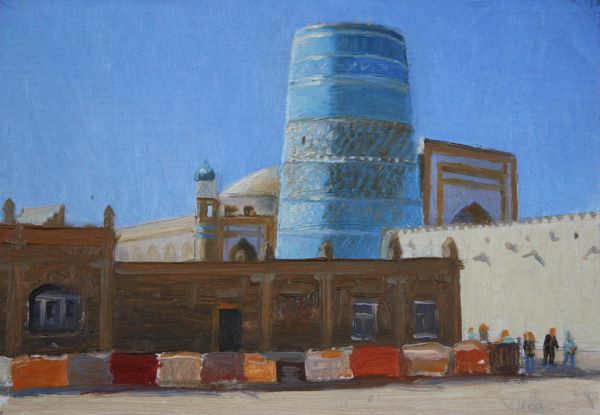 Бухара, этюд, 2018
